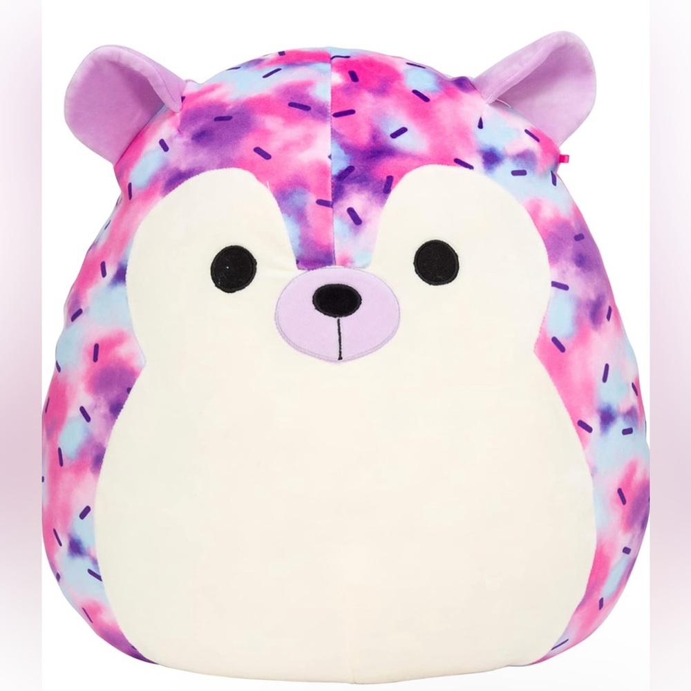 Squishmallow Large 16" Yasmin The Tie Dye Hedgehog - NEW